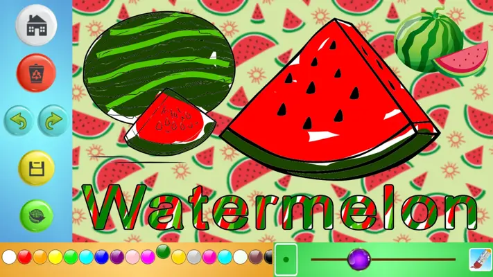 Fruits Names For Kids android App screenshot 0